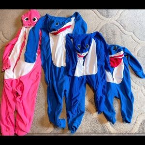 Shark Pajamas / Costumes for the family